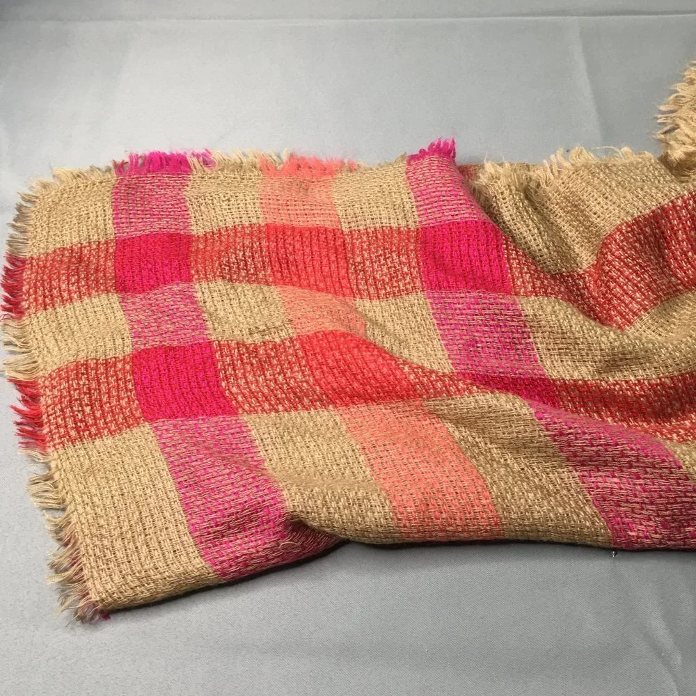 Anne Klein Scarf Womens Red Brown 47